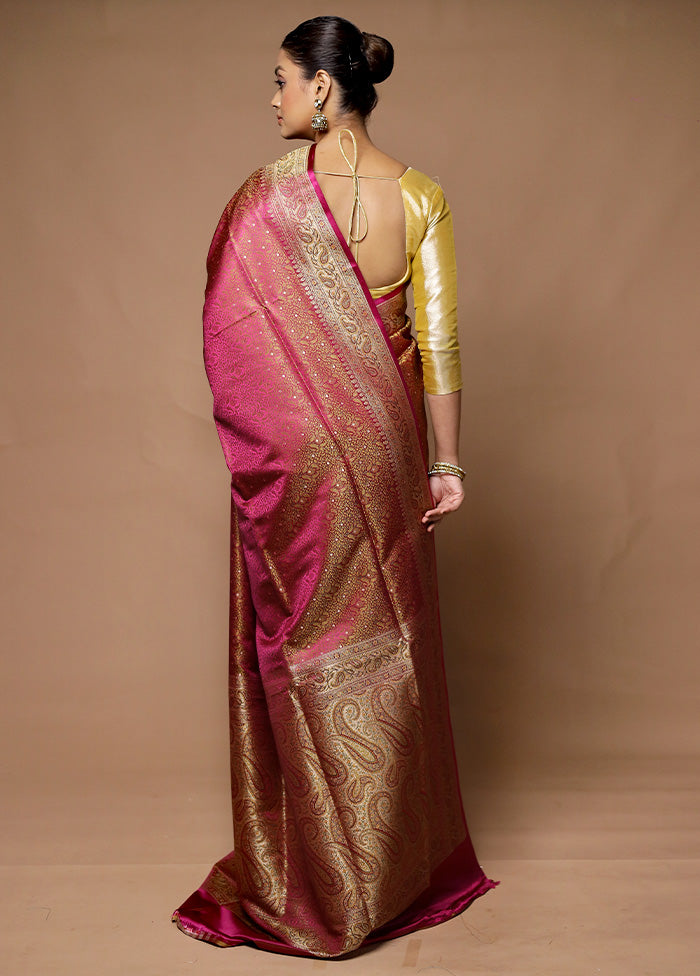 Multicolor Handloom Tanchoi Pure Silk Saree With Blouse Piece Discount Wholesale