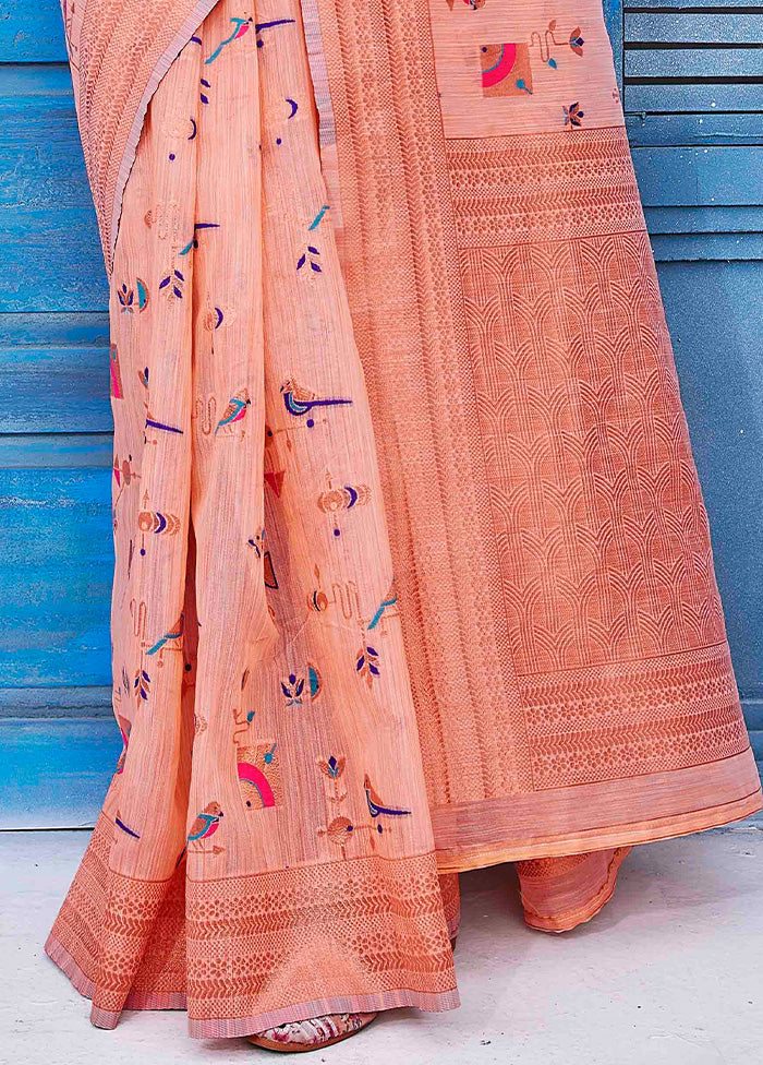 Rust Kanjivaram Silk Saree With Blouse Piece 2025 New Cheap Online