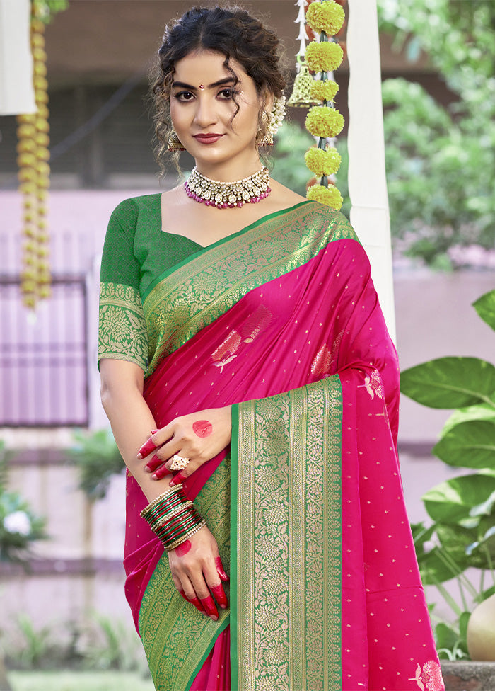 Rani Dupion Silk Saree With Blouse Piece Clearance How Much