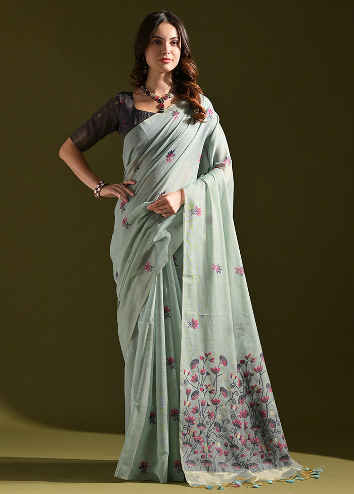 Firoza Pure Cotton Saree With Blouse Piece Ebay Online