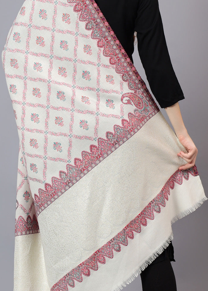 Cream Fine Wool Shawl Free Shipping Best Place