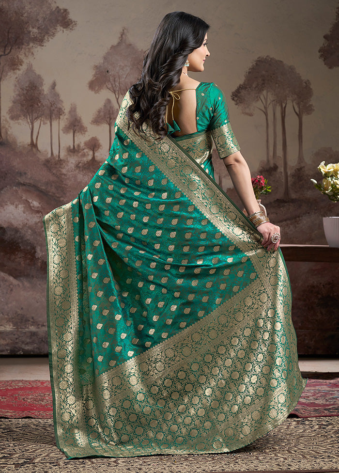 Rama Spun Silk Saree With Blouse Piece Outlet Pay With Paypal