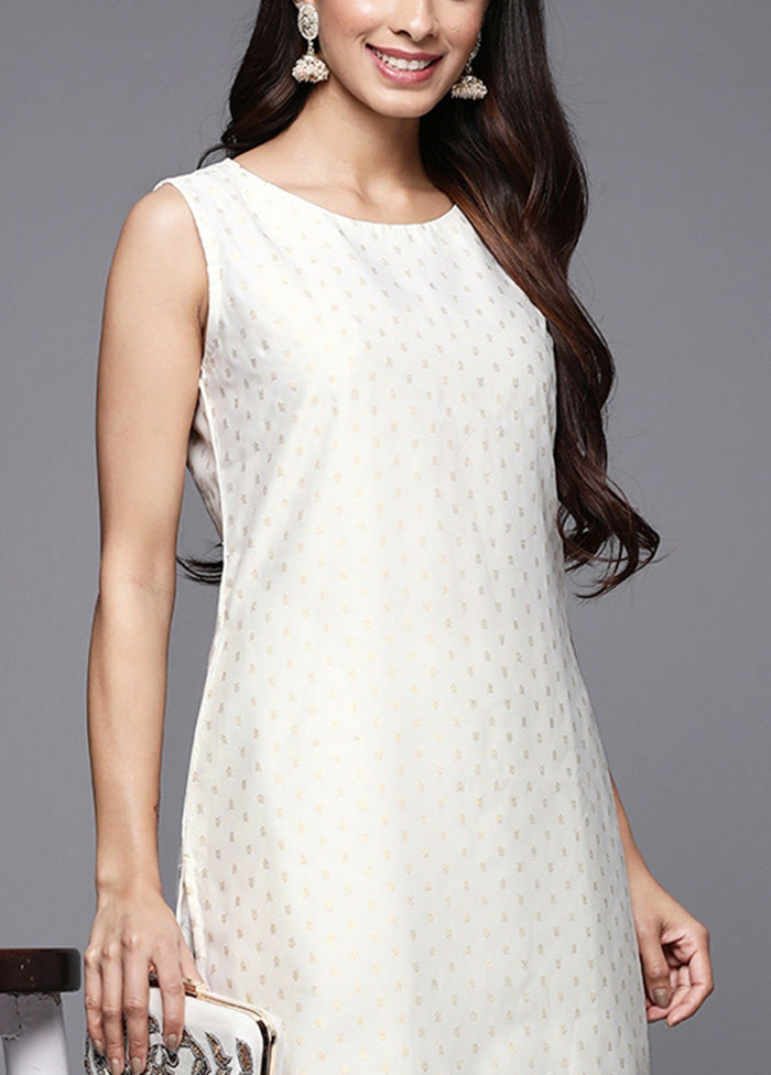 Off White Readymade Polyester Tunic Discount Wiki