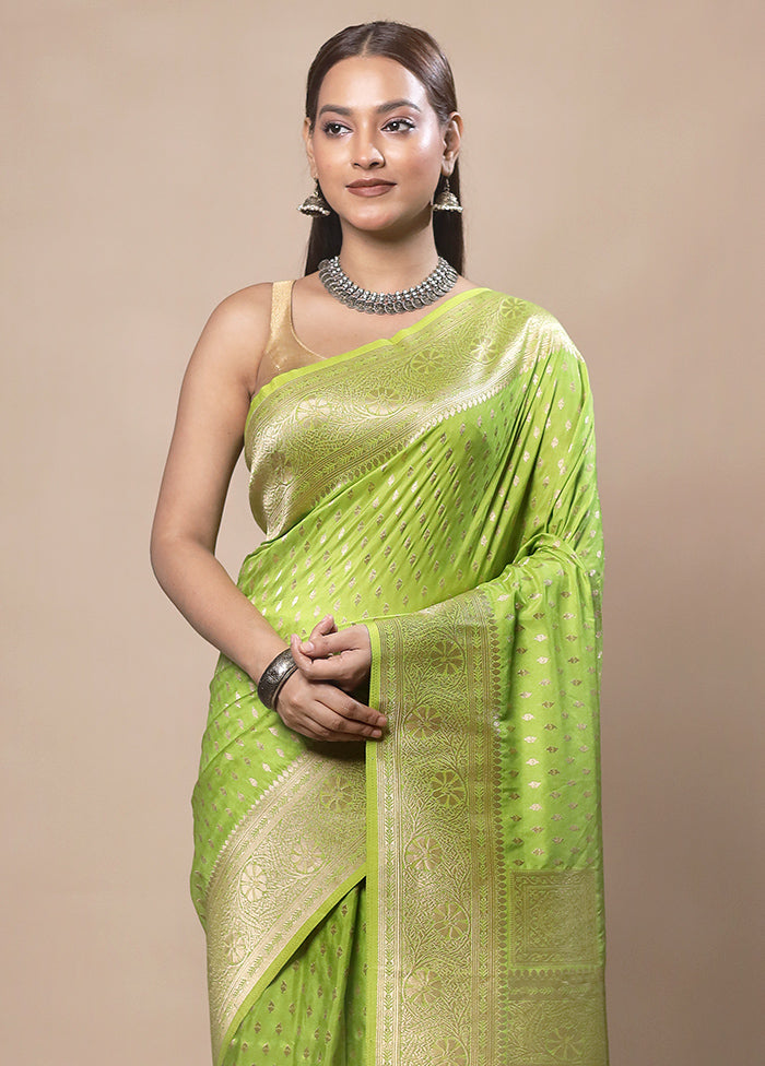 Green Dupion Silk Saree With Blouse Piece Low Pice Fee Shipping Cheap Online