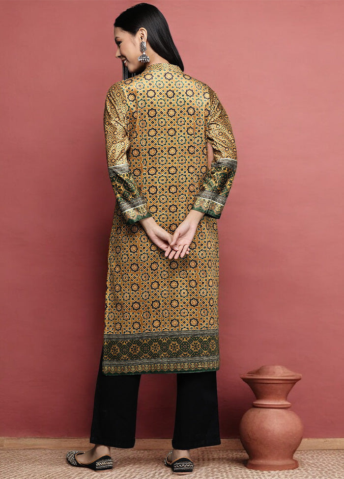 Mustard Readymade Velvet Kurti Cheap Sale Tumblr