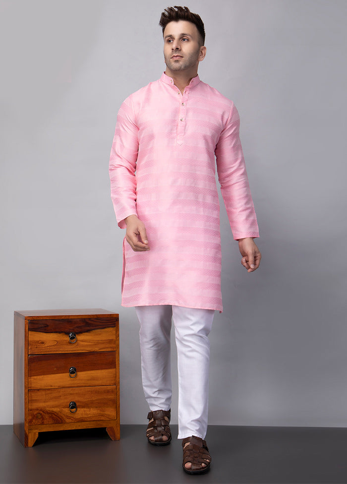 2 Pc Pink Viscose Kurta Pajama Set Cheap Pick A Best