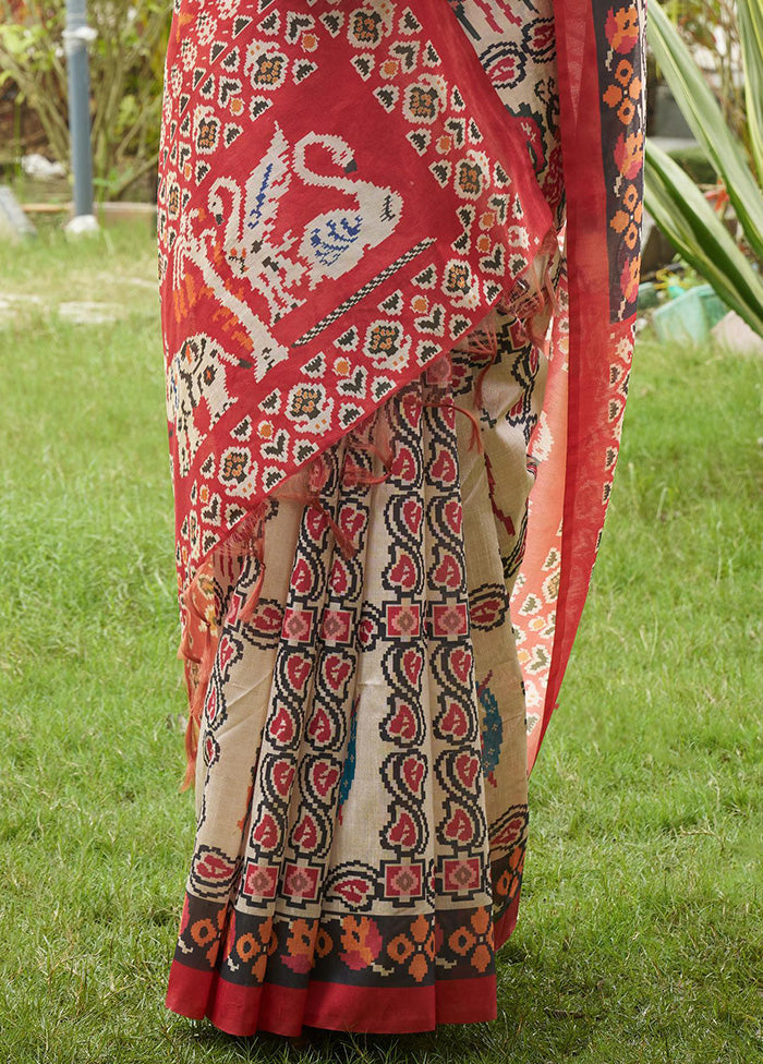 Maroon Tussar Silk Saree With Blouse Piece Free Shipping New Styles