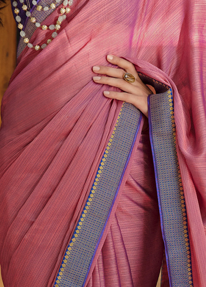 Magenta Dupion Silk Saree With Blouse Piece Free Shipping New Styles