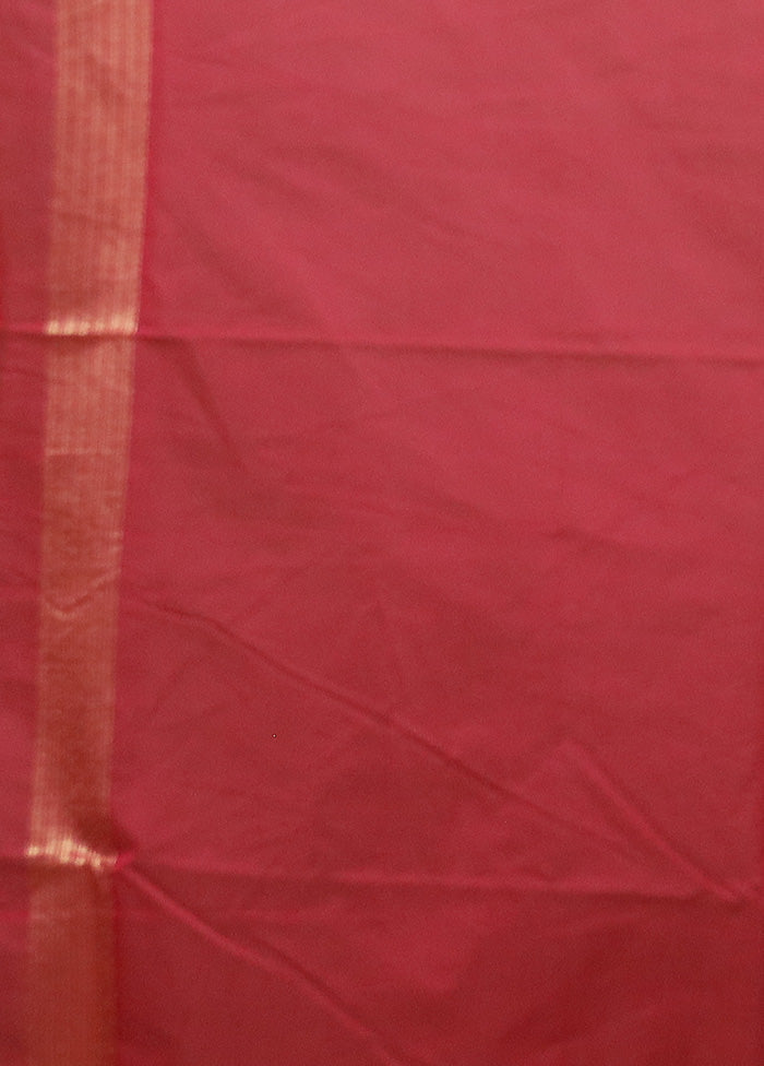 Pink Kora Silk Saree With Blouse Piece Best Store To Get Cheap Online