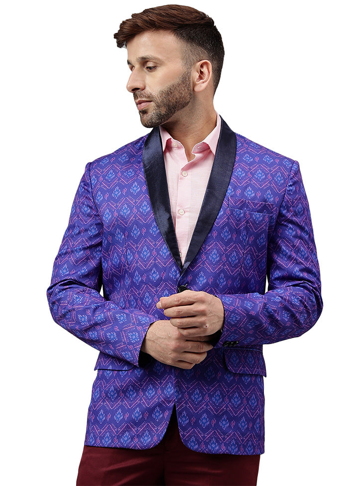 Multicolor Viscose Printed Blazer Buy Cheap Cheapest