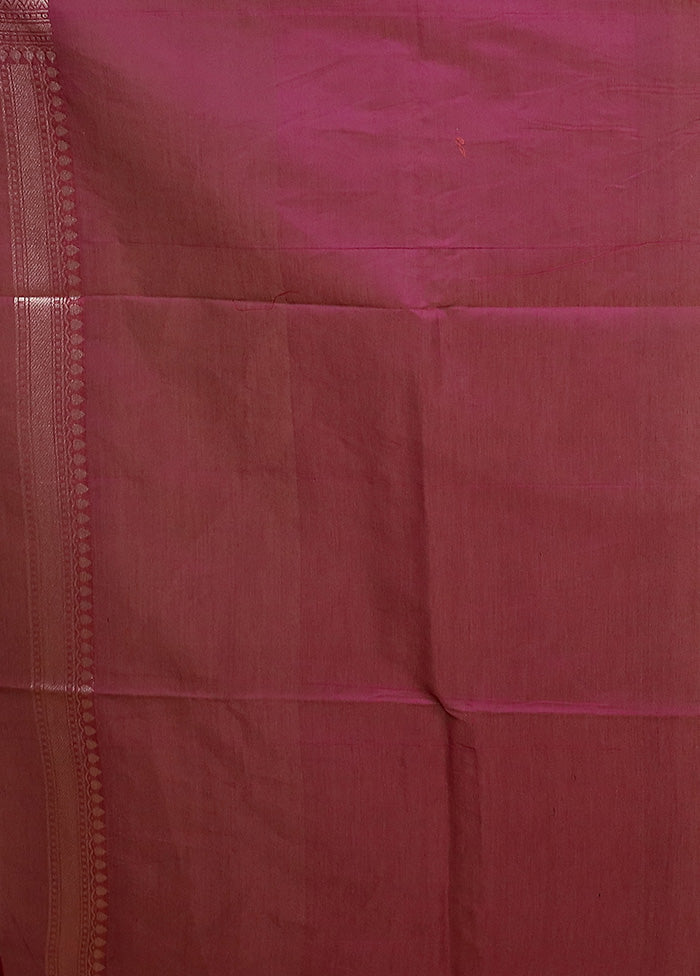 Pink Kora Silk Saree With Blouse Piece Clearance Very Cheap