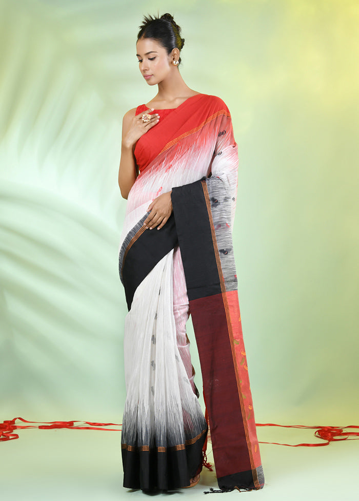 White Pure Cotton Saree With Blouse Piece Release Dates