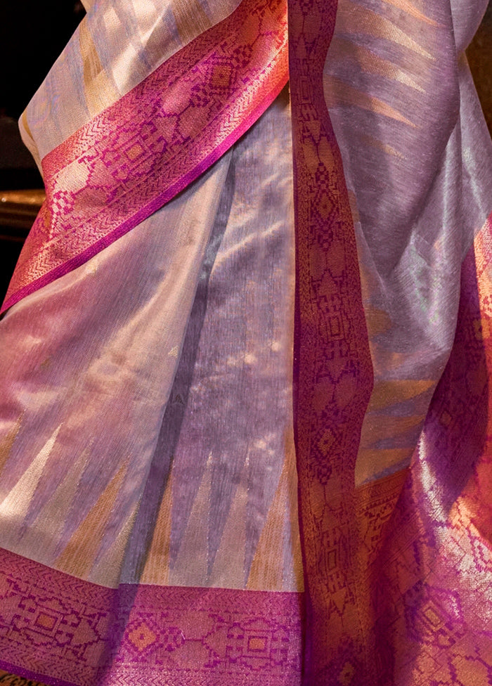 Multicolor Spun Silk Saree With Blouse Piece Clearance Eastbay