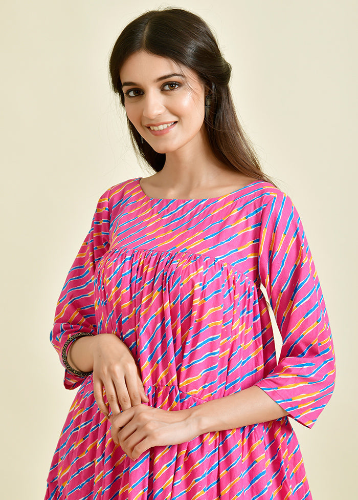 2 Pc Magenta Cotton Kurti Set Brand New Unisex Sale Online