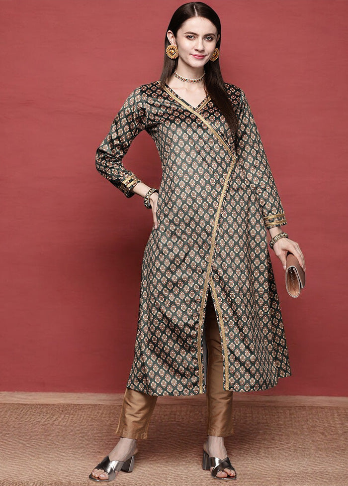 Green Readymade Velvet Kurti Buy Cheap How Much