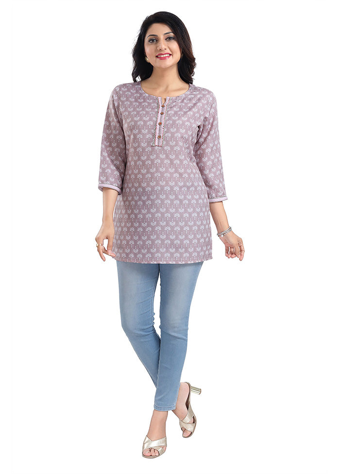 Pink Readymade Rayon Short Kurti Cheap Pice Wholesale Pice