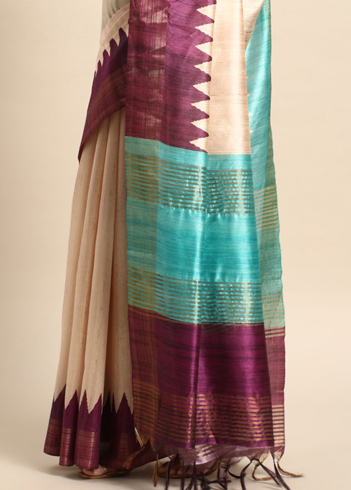 Wine Tussar Silk Saree With Blouse Piece Buy Cheap Largest Supplier