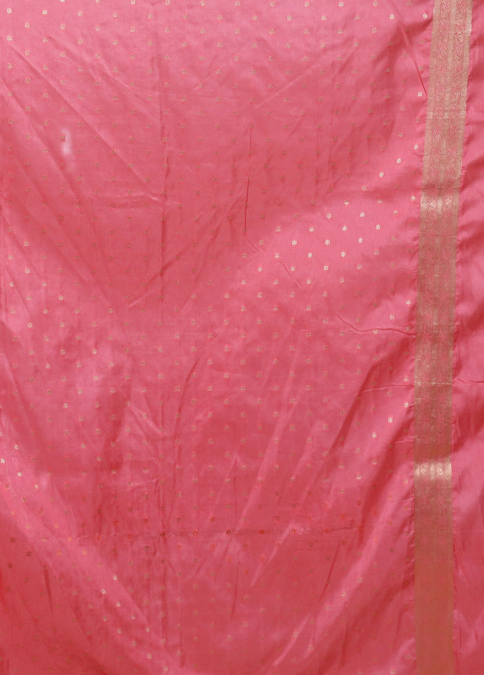 Pink Georgette Saree With Blouse Piece Sast For Sale