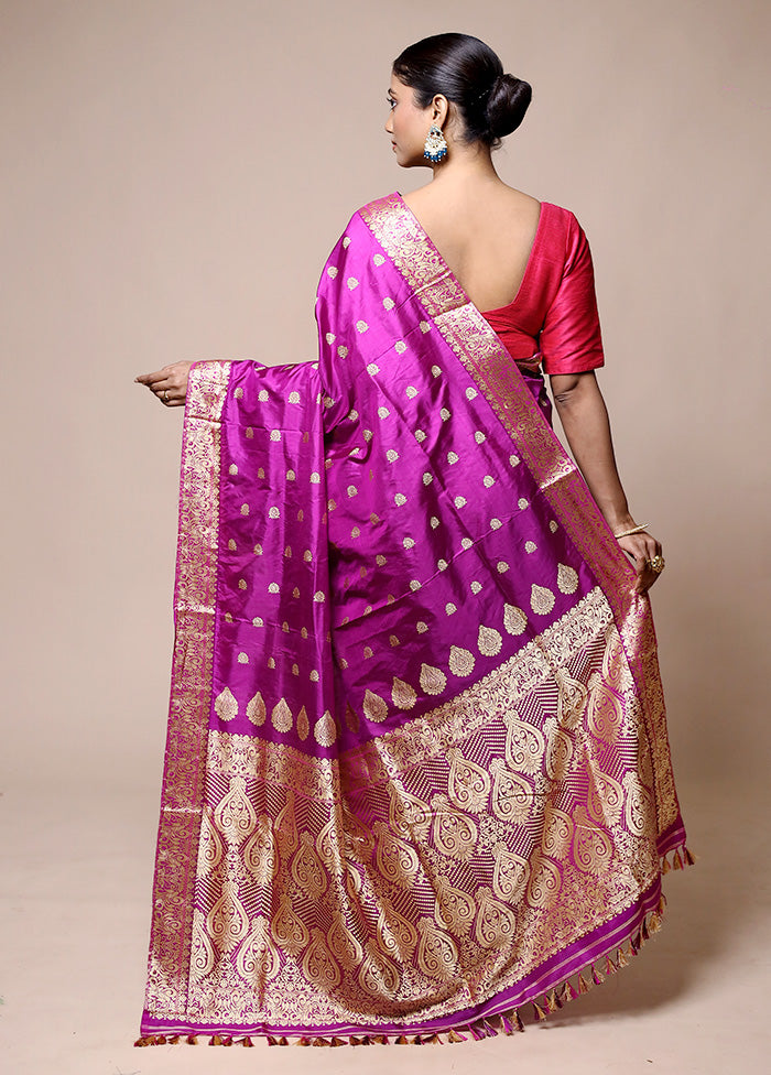 Pink Handloom Assam Pure Silk Saree With Blouse Piece Buy Cheap Cheap