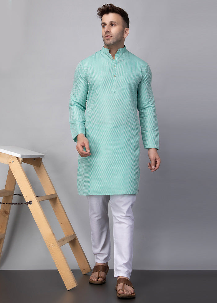 2 Pc Sky Blue Viscose Kurta Pajama Set Buy Cheap Pay With Paypal