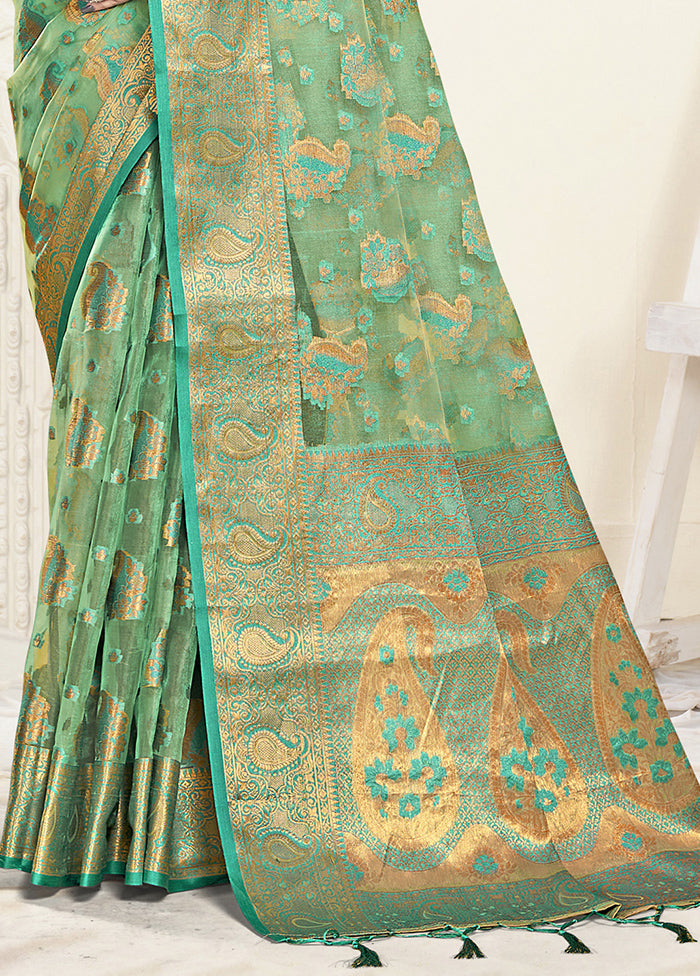 Multicolor Organza Saree With Blouse Piece Cheap Footlocker