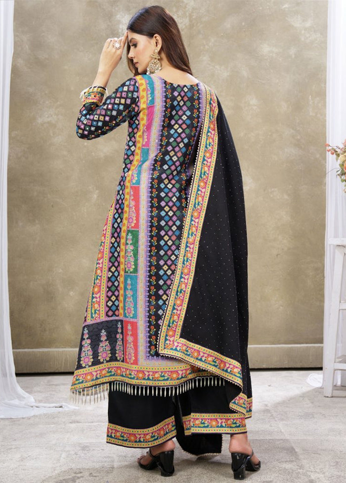 3 Pc Multicolor Readymade Cotton Suit Set Pices For Sale