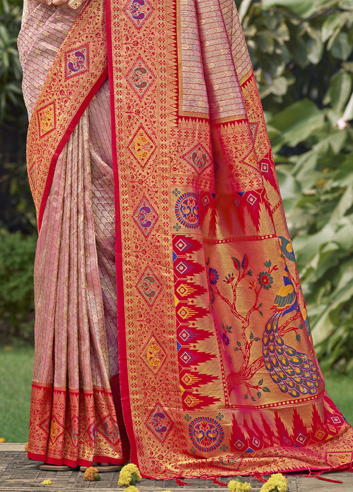 Red Dupion Silk Saree With Blouse Piece Pay With Paypal Cheap Pice