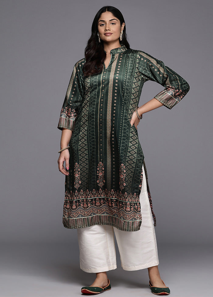 Green Readymade Velvet Kurti Popular Sale Online