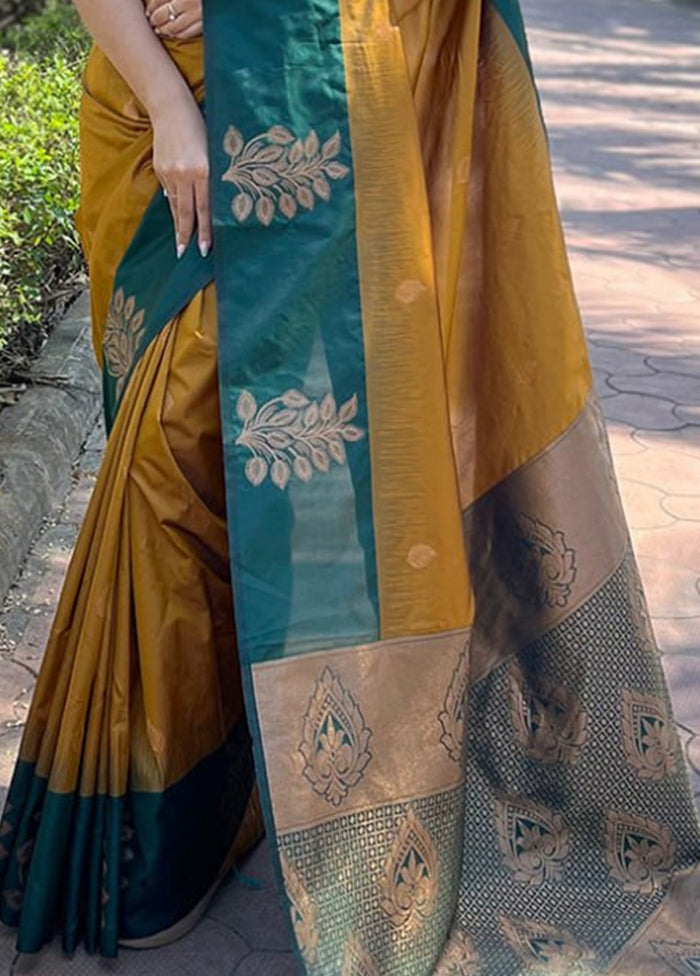 Multicolor Banarasi Silk Saree With Blouse Piece Free Shipping Genuine