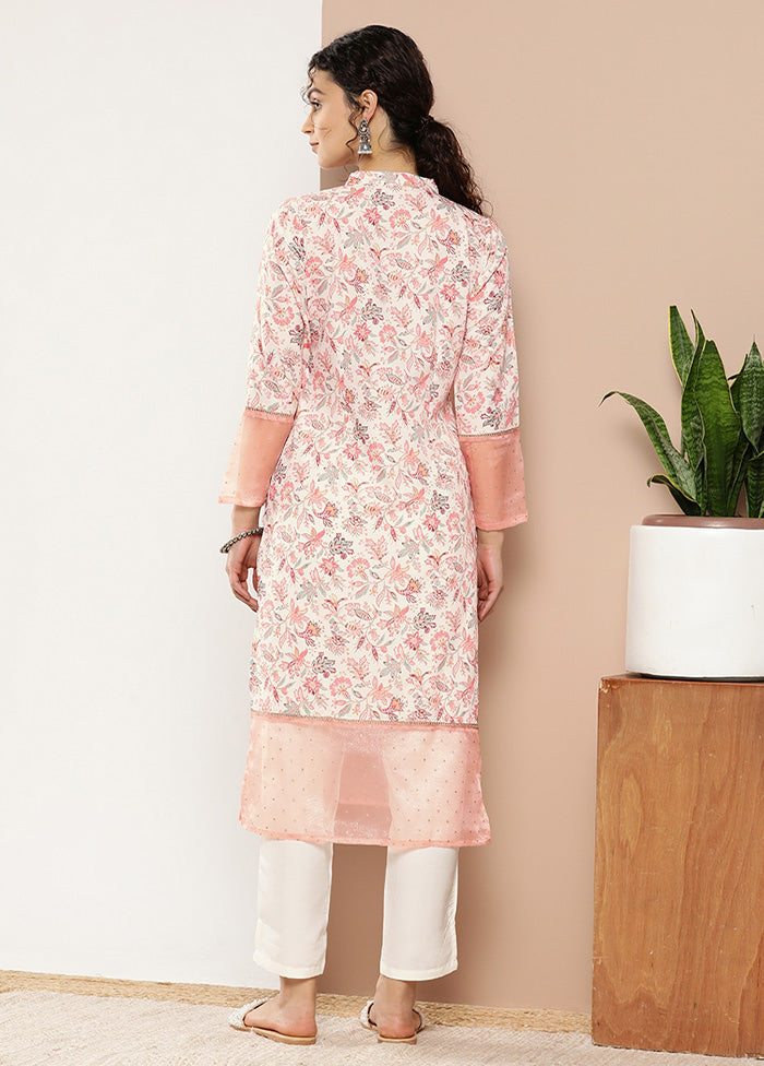 Pink Readymade Silk Kurti Outlet Discount Sale