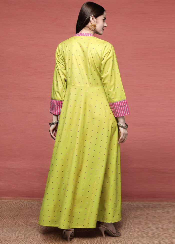 Yellow Readymade Velvet Indian Dress Manchester